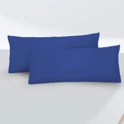 biberna Feinjersey-Kopfkissenbezug Doppelpack saphir, 2x 40x60 cm