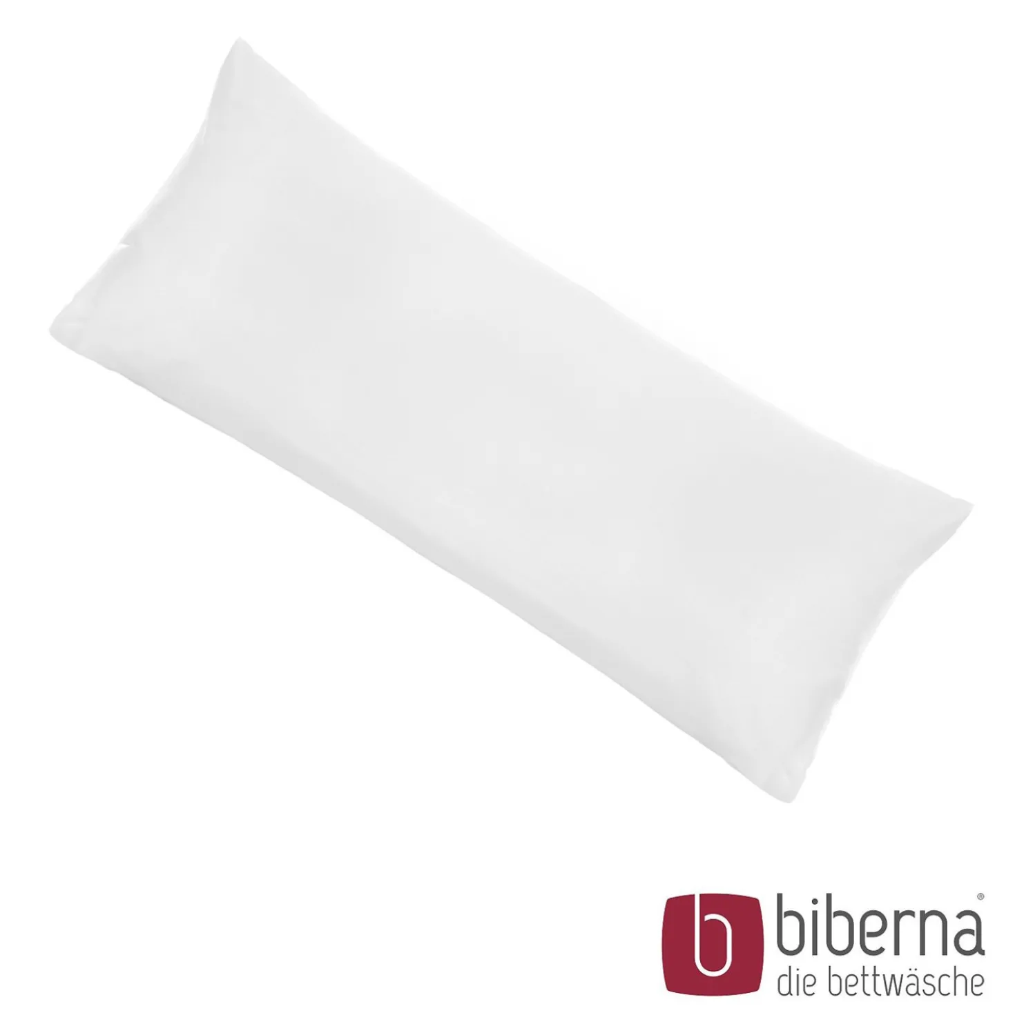 biberna Feinjersey-Kopfkissenbezug Doppelpack weiss, 2x 40x80 cm