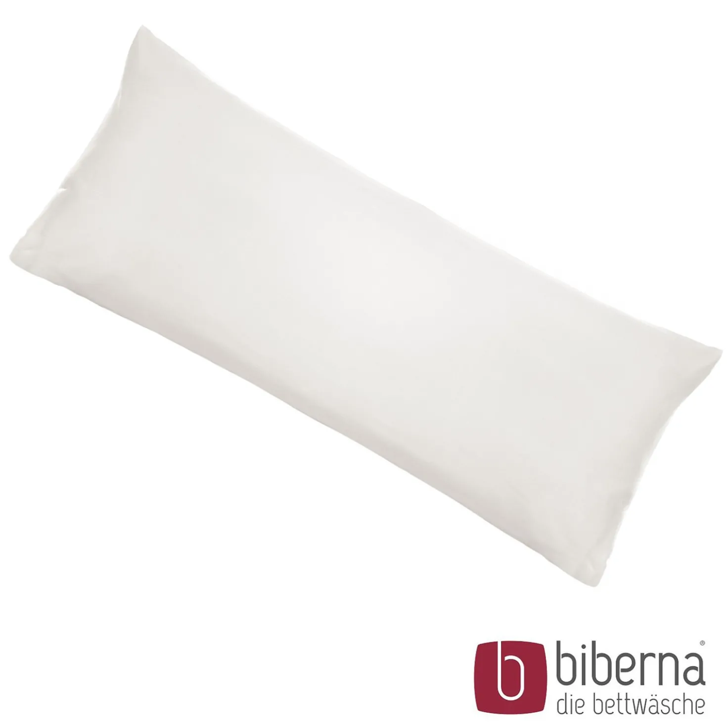 biberna Feinjersey-Kopfkissenbezug Doppelpack grau, 2x 40x80 cm