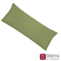 biberna Feinjersey-Kopfkissenbezug Doppelpack fichte, 2x 40x80 cm