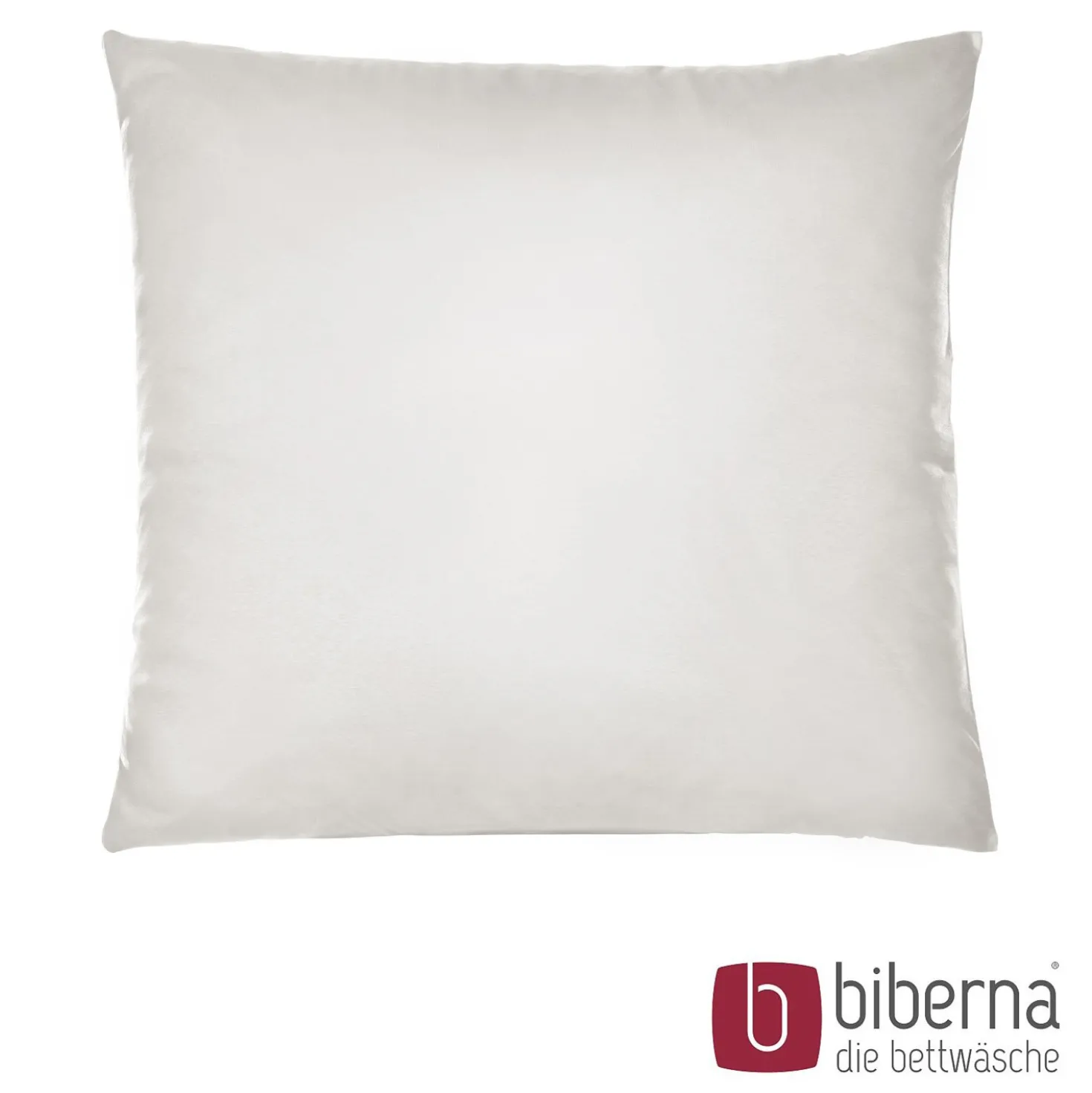 biberna Feinjersey-Kopfkissenbezug Doppelpack grau, 2x 40x40 cm
