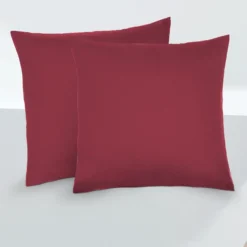 biberna Feinjersey-Kopfkissenbezug Doppelpack rost, 2x 40x40 cm