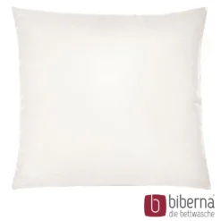 biberna Feinjersey-Kopfkissenbezug Doppelpack natur, 2x 40x40 cm