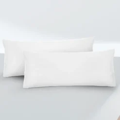 biberna Feinjersey-Kopfkissenbezug Doppelpack weiss, 2x 40x60 cm