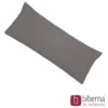 biberna Feinjersey-Kopfkissenbezug Doppelpack silber/grau, 2x 40x60 cm
