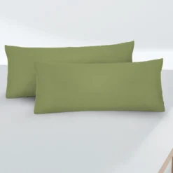 biberna Feinjersey-Kopfkissenbezug Doppelpack fichte, 2x 40x60 cm