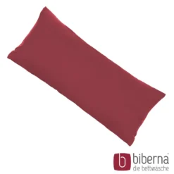 biberna Feinjersey-Kopfkissenbezug Doppelpack rost, 2x 40x60 cm