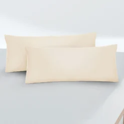 biberna Feinjersey-Kopfkissenbezug Doppelpack kitt, 2x 40x60 cm