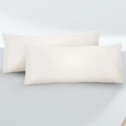 biberna Feinjersey-Kopfkissenbezug Doppelpack natur, 2x 40x60 cm