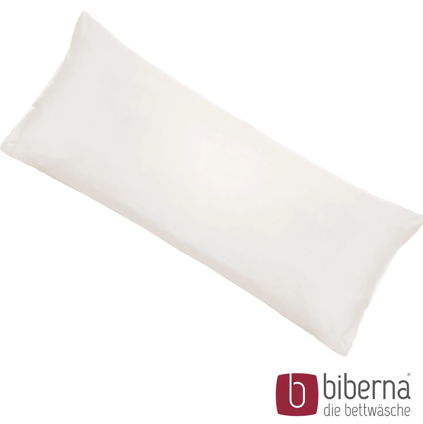biberna Feinjersey-Kopfkissenbezug Doppelpack natur, 2x 40x60 cm