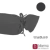 biberna Feinjersey-Nackenrollenbezug Doppelpack titanium, 2x 15x40 cm