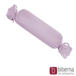 biberna Feinjersey-Nackenrollenbezug Doppelpack viola, 2x 15x40 cm
