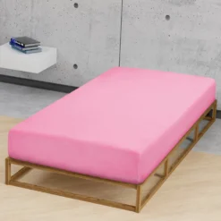 biberna Feinjersey-Spannbetttuch pink, 1x 140x200 cm - 160x200 cm