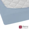 biberna Feinjersey-Spannbetttuch eisblau, 1x 140x200 cm - 160x200 cm