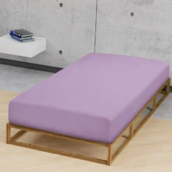 biberna Feinjersey-Spannbetttuch viola, 1x 140x200 cm - 160x200 cm
