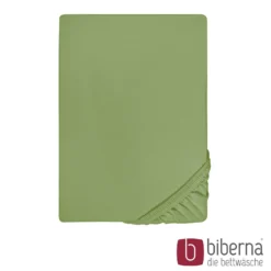 biberna Feinjersey-Spannbetttuch fichte, 1x 140x200 cm - 160x200 cm