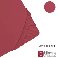 biberna Feinjersey-Spannbetttuch rost, 1x 140x200 cm - 160x200 cm