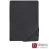 biberna Feinjersey-Spannbetttuch titanium, 1x 180x200 cm - 200x200 cm
