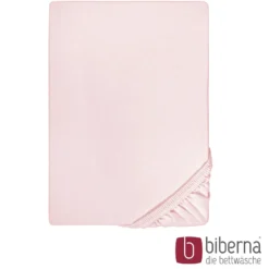 biberna Feinjersey-Spannbetttuch rose, 1x 180x200 cm - 200x200 cm