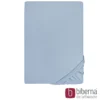 biberna Feinjersey-Spannbetttuch eisblau, 1x 180x200 cm - 200x200 cm