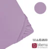 biberna Feinjersey-Spannbetttuch viola, 1x 180x200 cm - 200x200 cm