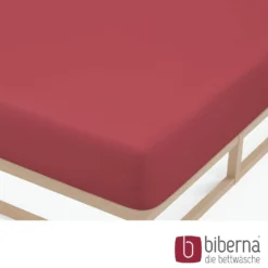biberna Feinjersey-Spannbetttuch rost, 1x 180x200 cm - 200x200 cm