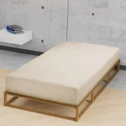 biberna Feinjersey-Spannbetttuch kitt, 1x 180x200 cm - 200x200 cm
