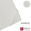 biberna Feinjersey-Spannbetttuch grau, 1x 60x120 cm - 70x140 cm