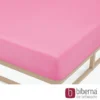 biberna Feinjersey-Spannbetttuch pink, 1x 60x120 cm - 70x140 cm