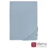 biberna Feinjersey-Spannbetttuch taubenblau, 1x 60x120 cm - 70x140 cm