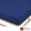 biberna Feinjersey-Spannbetttuch saphir, 1x 90x190 cm - 100x200 cm