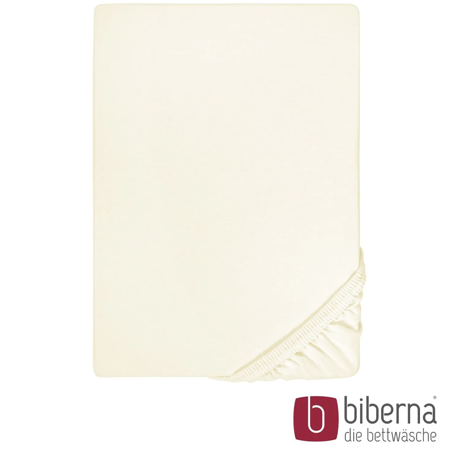 biberna Feinjersey-Spannbetttuch perlmutt, 1x 60x120 cm - 70x140 cm