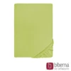 biberna Feinjersey-Spannbetttuch apfelgrün, 1x 90x190 cm - 100x200 cm