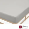 biberna Feinjersey-Spannbetttuch sturmgrau, 1x 140x200 cm - 160x200 cm