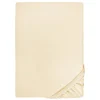biberna Jersey-Elastic-Boxspring-Spannbetttuch champagner, 1x 90x190 cm - 100x220 cm