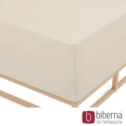 biberna Jersey-Elastic-Boxspring-Spannbetttuch grau, 1x 90x190 cm - 100x220 cm