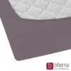 biberna Jersey-Elastic-Boxspring-Spannbetttuch silber/grau, 1x 90x190 cm - 100x220 cm