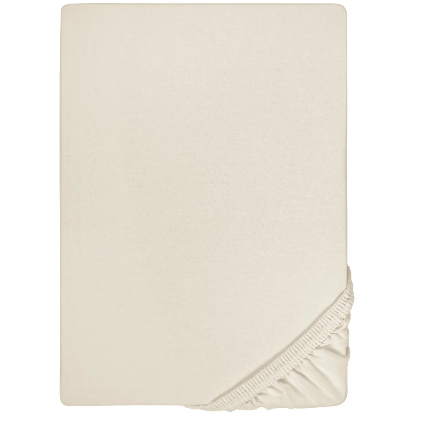 biberna Jersey-Elastic-Boxspring-Spannbetttuch grau, 1x 140x200 cm - 160x220 cm