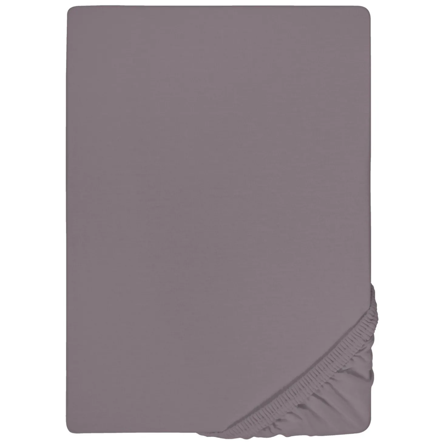 biberna Jersey-Elastic-Boxspring-Spannbetttuch silber/grau, 1x 140x200 cm - 160x220 cm