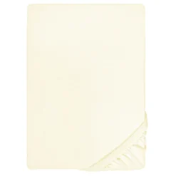 biberna Jersey-Elastic-Boxspring-Spannbetttuch perlmutt, 1x 180x200 cm - 200x220 cm