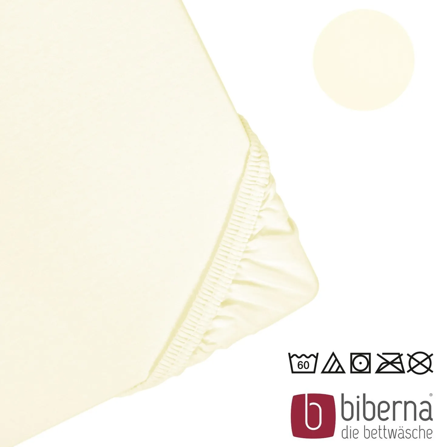 biberna Jersey-Elastic-Boxspring-Spannbetttuch perlmutt, 1x 180x200 cm - 200x220 cm