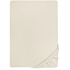 biberna Jersey-Elastic-Boxspring-Spannbetttuch grau, 1x 180x200 cm - 200x220 cm