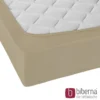 biberna Jersey-Elastic-Spannbetttuch taupe, 1x 90x190 cm - 100x220 cm