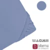 biberna Jersey-Elastic-Spannbetttuch blau, 1x 120x200 cm - 130x220 cm