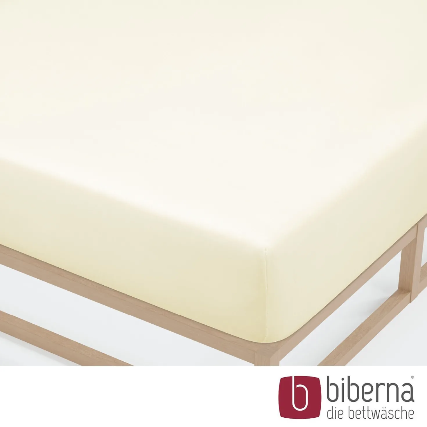 biberna Jersey-Elastic-Spannbetttuch perlmutt, 1x 180x200 cm - 200x220 cm