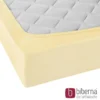 biberna Jersey-Elastic-Spannbetttuch gelb, 1x 180x200 cm - 200x220 cm