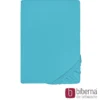 biberna Jersey-Elastic-Spannbetttuch türkis, 1x 180x200 cm - 200x220 cm