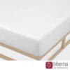 biberna Jersey-Elastic-Spannbetttuch weiss, 1x 180x200 cm - 200x220 cm