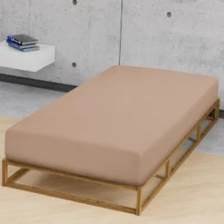 biberna Jersey-Elastic-Spannbetttuch macchiato, 1x 140x200 cm - 160x220 cm