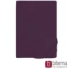 biberna Jersey-Elastic-Spannbetttuch dunkel violett, 1x 140x200 cm - 160x220 cm